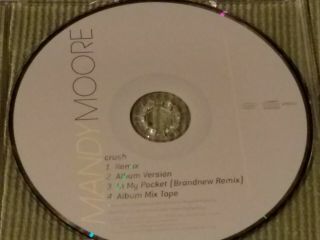 MANDY MOORE CRUSH RARE OOP 4 TRACK IMPORT REMIX CD SINGLE 3