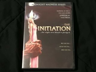 The Initiation Dvd Horror Rare Oop 1996 Midnight Madness Series
