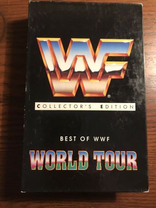 Wwf Best Of The World Tour Vhs Columbia House Rare Wrestling Wwe