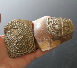 German Stoneware Shards Sherds Bellarmine Bartmann Jug 16th Century England