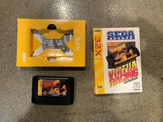 Virtua Racing Deluxe Sega 32x Complete (rare) Item -