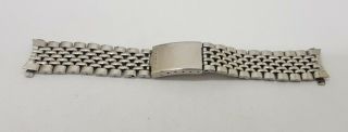 Rare Vintage 18 Mm.  Seiko Rice Grain Stainless Steel Band Bracelet Strap