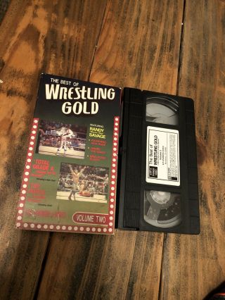 Kit Parker Best Of Wrestling Gold Volume 2 Vhs Video Rare 1990