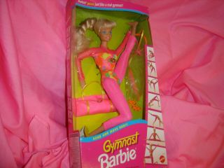 Barbie Gymnast Barbie 12127 By Mattel (1994) Box
