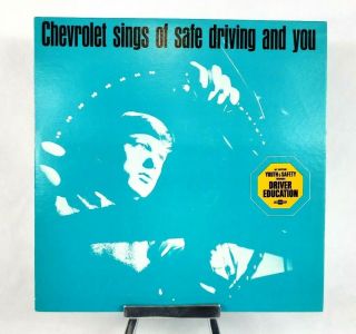 Carly Simon Chevrolet Sings Safe Driving & You Lp Rare 1965 Record Folk Psych Nm
