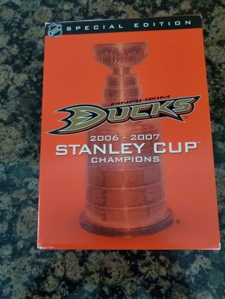 Nhl Stanley Cup Champions 2007 Anaheim Ducks Special Edition Dvd Rare Oop