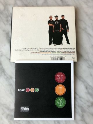 Blink 182 Take Off Your Pants And Jacket CD Orig 2001 RED PLANE Digipak RARE OOP 3