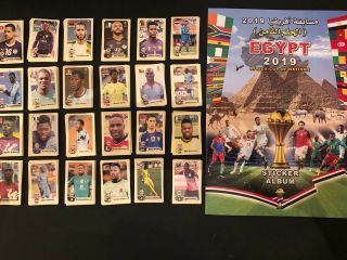 Rare Egypt Africa Cup 2019 Empty Sticker Album,  Full Set Of Stickers -
