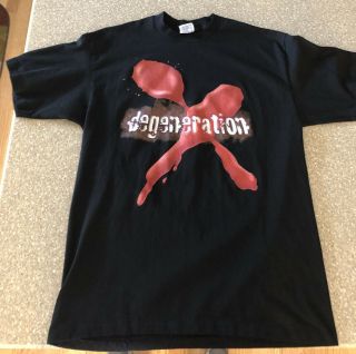 Vintage Rare Wwf Dx T Shirt Size Xl Wwe Triple H Shawn Michaels 1998