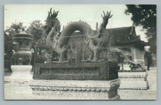 Bronze Dragon Statue Pc—imperial Summer Palace Peiping Beijing Rare Antique 20s
