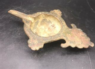 Rare Ancient Islamic Civiliztion Antique Old Bronze Oil Lamp