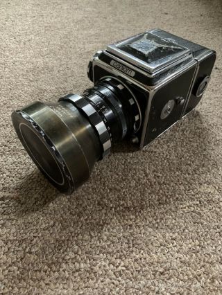 Rare Salyut C Ussr Caniom Medium Format Camera,  Lens