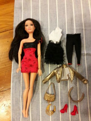 Raquelle Life In The Dream House Barbie Eyelashes,  Articulated 2012 Euc Rare