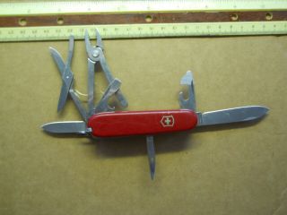 Victorinox Deluxe Climber Swiss Army Knife Red - Rare