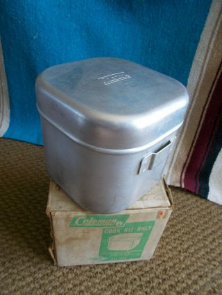 Vintage Coleman Cook Kit Pot Complete Boxed