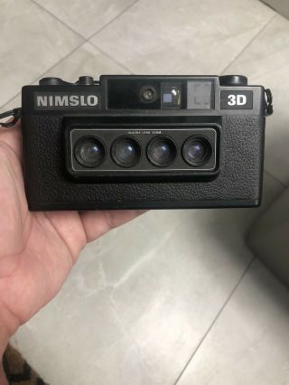 Rare Vintage Nimslo 3d Quadra Lens 35mm Camera Parts