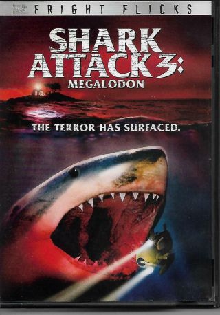 Shark Attack 3: Megalodon John Barrowman Dvd Lionsgate Fright Flicks Rare