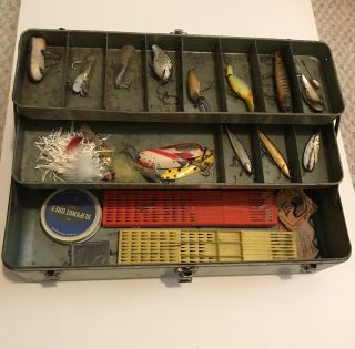 My Buddy - Vintage Tackle Box - Comes With Full Box Of Lures