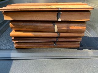 Set Of 6 Rare Antique Complex Molding Wood Hand Planes