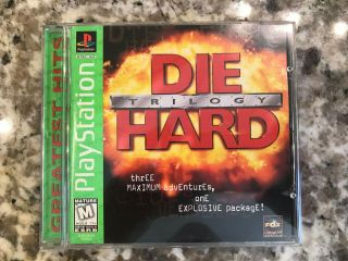 Die Hard Trilogy - Playstation 1 2 Ps1 Ps2 Rare Game Complete Disc