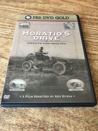 Horatios Drive Americas First Road Trip Dvd Pbs Dvd Gold Rare Htf Ken Burns