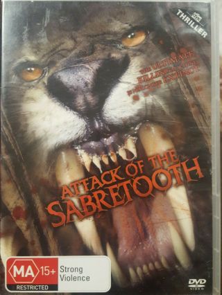 Attack Of The Sabretooth Rare Dvd Cult Horror Film Robert Carradine Brian Wimmer