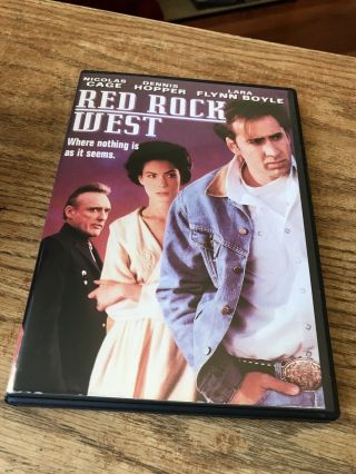 Red Rock West 1993 Dvd Neo Noir Dennis Hopper Nicholas Cage Rare Htf