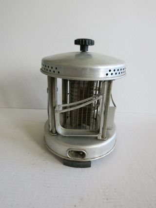 Vintage RARE 1950s - 60`s space age German ELEM CAROUSEL Toaster Aluminum made 2