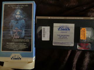 The Haunting Of Julia Vhs Tape Rare Horror And Media Label Scarce 1st Press