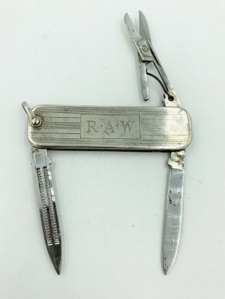 Vintage Tiffany & Co Sterling Silver 925 Pocket Knife Rare