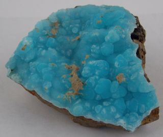 Blue Hemimorphite And Rare Veszelyite - 8.  4 Cm - Laochang Mine,  China 22102