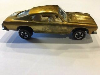 Hot Wheels Redline " Custom Barracuda " Gold Rare 67