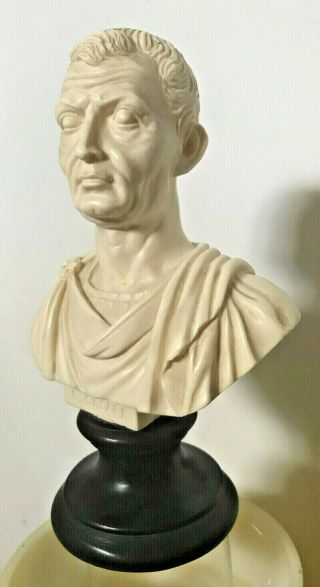 Vintage G Ruggeri Bust Of Giulio Cesare Sculpture Statue 6