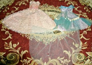 Deluxe Premium 30 " Sweet Rosemary Doll Pink Dress Gown,  Turquoise Formal & Veil
