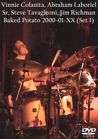 Vinnie Colaiuta Live Baked Potato 2000 Dvd Abraham Laboriel Sr Jim Richman Rare