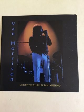 Van Morrison “stormy Weather In San Anselmo” 1cd Rare Japan Import