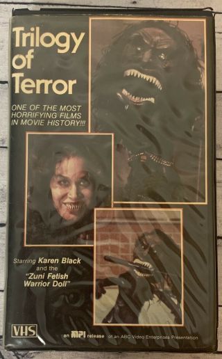Trilogy Of Terror (1984) Rare Vhs Horror Slasher