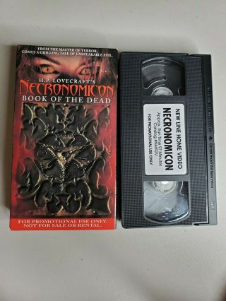 H.  P.  Lovecrafts Necronomicon: Book Of The Dead (vhs) Rare 1993 Horror W/j Combs