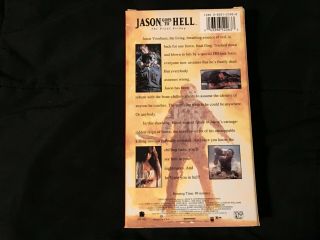 Jason Goes To Hell VHS Video Friday the 13th RARE Horror Unrated 1994 2