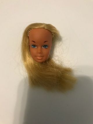 Mattel Vintage 1971 Sunset Malibu Barbie Doll Head 1067