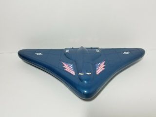 Vintage 1989 Imperial Micro Machines Usaf Aircraft Carrying Case Rare Blue Color