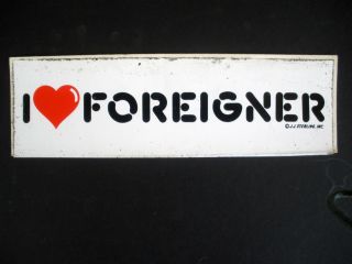 Rare Foreigner 1980 