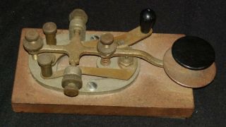 Vintage Telegraph Morse Code Key