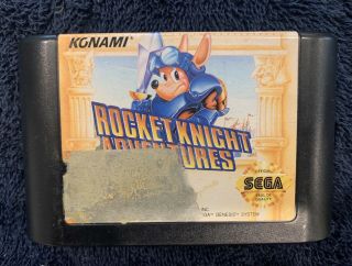 Rocket Knight Adventures (sega Genesis,  1993) - Authentic Rare
