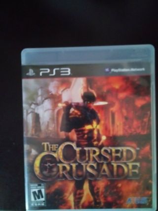 The Cursed Crusade Ps3 Complete Atlus Rare (sony Playstation 3,  2011)