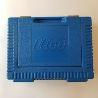 Vintage 1980s Lego Blue Hard Carry Case/storage With Legos