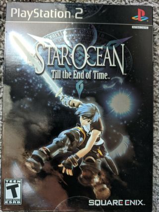 Star Ocean: Till The End Of Time - Slip Cover Complete Rare