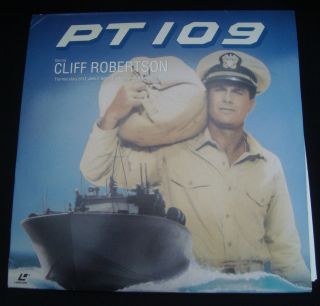 Pt 109 Widescreen Laserdisc Cliff Robertson Rare