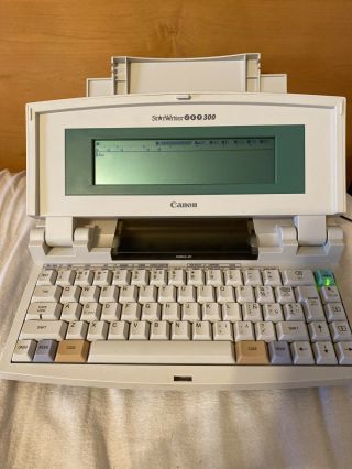 Rare Vtg Cannon Starwriter Jet 300 Word Processor