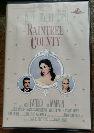 Raintree County 1957 Vhs Rare Roadshow Edition Montgomery Clift Elizabeth Taylor
